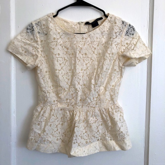 French Connection Tops - French Connection peplum blouse